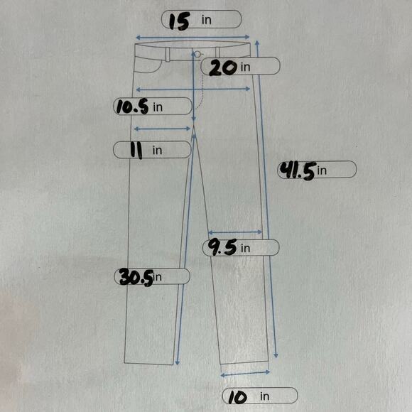 Talbots Stretch Dark Wash Trouser Jeans Size 8 - Classic Fit - Picture 5 of 16